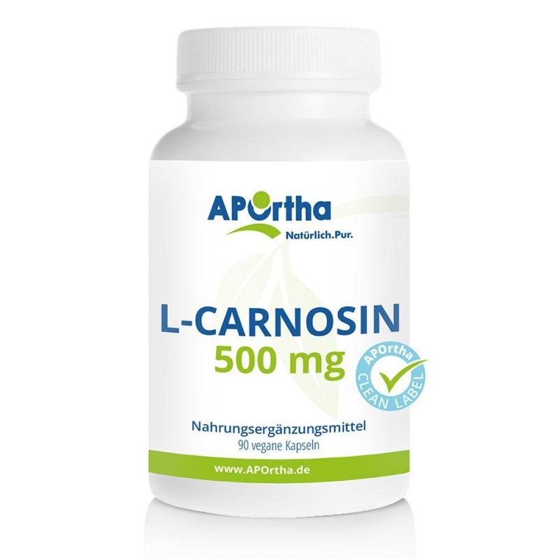 L-Carnosin 500 mg - 90 vegane Kapseln