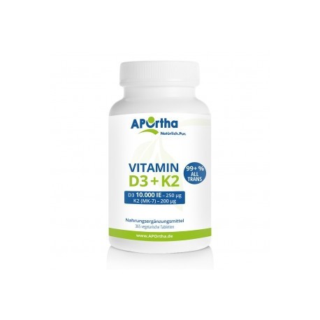 Vitamin D3 10.000 IE + Netto Vitamin K2 MK-7